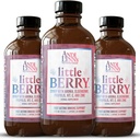 Andi Lynns LittleBerry, Elderberry Syrup for barn med vitamin C & Zinc, rask aktiv immunstøtte Herbal Supplement, 4 oz (3-Pack)