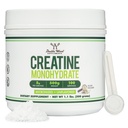 Kreatinmonohydratpulver 1.1lbs (100 serveringer på 5 gram hver - tredjepart testet mikronisert kreatinpulver) (med Scoop(Creatina Monohidrada) ved dobbel tre