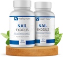 Nail Exodus - Vitalitet sunne negler - Premium formel for sunnere føtter - 60 kapsler - Pakke med 2