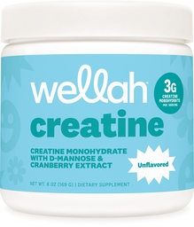 Wellah kreatin for kvinner (50 serveringer, uslavored) - Kreatin Monohydrat med Dandelion & Cranberry Extract