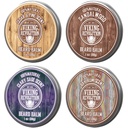 Vikingrevolusjon 4 Beard Balm Variety Pack (1oz Every) - Sandalwood, Pine & Cedar, Bay Rum, Clary Sage - stiler, styrker og softens Beards og Mustaches - Wax for menn