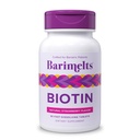 BariMelts Biotin 5000mcg, 90 raske dissolverende tabletter (3-måneders forsyning), sukker-fri bariatriske vitaminer for kvinner, naturlige jordbær flavor