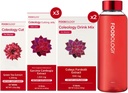 FOODOLOGY RED Burning 1-måned full sett/koleologi Cut(1ea) & Coleologi Drink Mix(2ea) & Coleology Cutting Jelly(3ea) $ Vannflaske(1ea)...