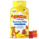 L'il Critters Gummy Vites Daglige Kids Multivitaminer Assortert Frukt Flavors for Alder 2+ Toddlers & Kids, Gummy Vitamin med vitamin C og D, 95-190 Dags Supply, 190 Gummies