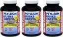 Yerba Prima Psyllium Husks Caps - 180 caps (Pack of 3) - Naturlig fiber Supplement - Colon Cleansing - Ikke-GMO Glutenfri