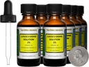 Lugols jodin / 2% løsning / 8 Oz i åtte Amber Glassflasker / gratis droppers