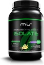 M+S 100% Grass Fed - Hydrolysert Whey Protein Isolere pulver- Glutenfri, rask absorbering, Easy Digesting, Stevia Søt (Vanilla, 2,05 Lb)
