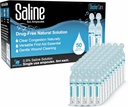 Saline Ampoules - saltløsning for nebulizer, natriumkloride 0,9%, Nasal rensing for babyer, barn, og voksne, steroid nasal omsorg, sårrensing - 50 grev (5ml hver)