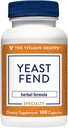 Vitamin Shoppe Yeast Fend, Herbal formel for kvinner, inneholder Caprylsyre, Lactobacillus og urter (100 kapsler)