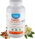 One Planet Nutrition Nano Curcumin Plus 500 mg Veggie kapsler (240 Serveringer), Nano Curcumin med Boswellia for høy absorpsjon, støtter felles og immun helse, ikke-GMO, Vegansk, Glutenfri