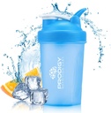Prodigy Ernæring Labs Premium Shaker Flaske Perfekt for proteinshake og pre trening -14 Ounce (blå)