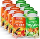 Bare Naturens Pledge - pakket med over 40 forskjellige frukter og grønnsaker - 4 måneders Supply-laget med hele maten supermat - med Aloe Vera - 100% soya gratis - 720 kapsler