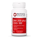 PROTOCOL FOR LIFE BALANCE DIM 200 Plus CDG - 200 mg - Kalsium & DIM Supplement - for rengjøring Detox & Hormon Metabolisme - Kalsium D Glucarat - Ikke-GMO & Kosher - 90 Veg Caps