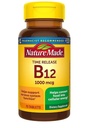Naturlaget vitamin B12 1000 mhg, kosttilskudd for energimetabolisme støtte, tidsutgivelse, 75 tabletter, ..