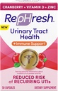 Rephresh Cranberry Urinal Tract Helse Plus Immune Supplement, blandet med vitamin D + sink - 50 greve