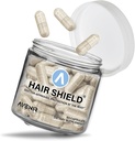 Håret Skjold Hud og negler Vitaminer for hårvekst og sterkere negler, Biotin Vitaminer med kalsium og sink for kvinner og menn, 60 kapsler