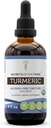 Gurkemeie USDA Økologisk Tinktur alkohol-fri ekstrakt, gurkemeie (Curcuma Longa) tørket rot tinktur Supplement (4 FL OZ)