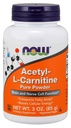 NÅ Mattilskudd, ALC (Acetyl-L-Carnitine) pulver, hjerne og nervecellefunksjon*, 3-Ounce