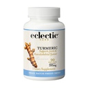 ECLEKTIC INSTITUTE Raw Freeze-Dried Turmeric | US Grown | Vegetarisk, ikke-GMO, Glutenfri | 90 CT (395 mg)