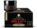 Himalayan Shilajit Resin for menn og kvinner - Organic Shilajit, Fulvic Acid & 85+ Naturlig Trace Minerals - Ayurvedic Dietary Tea Resin, 10 naturlige ingredienser f - 90 Serveringer, 1.27oz