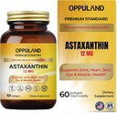 Astaxanthin 12 mg | 60 Softgels | Støtter ledd, hjerte, hud og muskel helse