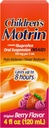 Barns Motrin oral suspensjon medisin, 100 mg ibuprofen, Kids Feber Reduser & Smerte Reliever for mindre smerter og smerter på grunn av kald & influensa, alkoholfri, berry flavored, 4 fl oz