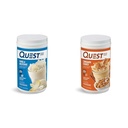 Quest Nutrition Vanilla Milkshake Protein pulver, 24g protein, 1g sukker, 1,6 pund, 23 serveringer og kanel crunch protein pulver, 20g protein, 2g netto carb, 1g sukker, lav carb