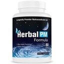 Longevity Herbal PM - Herbal Sleep Formula med 5-htp, melatonin, Valerian & GABA. 60 Veggie kapsler
