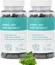 Intern Deodorant Supplement – Body Deodorizing Supplement, for Gut Helse, Hud Helse, Digestion Support – Naturlig Odor Control Klorofyll piller | 30 Vegan Kapsler (2 stk)