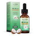 Organic sink Supplements for barn, voksne - Sinksulfat - flytende sink Supplement - ren ionisk sink dråper i kokosolje for immun støtte, hud - Ingen konserveringsmidler og god smak - 100 vegansk servering