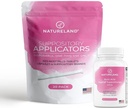 Natureland [40 greve Boric Acid Suppositories 600 mg w/20 Pack] Vaginal Applicator - Feminin Care