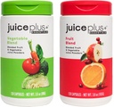 JuicePlus + Frukt og grønnsaker Blanding: for solid ernæringsstiftelse - Øke familiens helse med 20 frukter og grønnsaker Plus plante næringsstoffer - Forpakket 2 flasker (60 serveringer av frukt, 60 av veg)