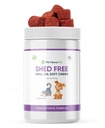 Krill Oil Shed-Free Myke Chews for hunder - Reduser shedding og kløe - Rich i Omega 3 & Antioksidanter - forbedrer huden og Coat - laget i USA - 60 myk Chews