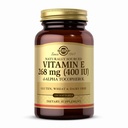 Solgar Vitamin E 268 mg (400 IE) - 100 Softgels - naturlig-kildet vitamin E som d-Alpha Tokoferol - Glutenfri, Dairy Free - 100 Serveringer