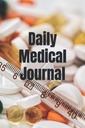 Daily Medical Journal for å liste medisiner, vitaminer, kosttilskudd og sporer blodtrykksavlesninger Daglig loggbok for omsorgspersonell og pasienter