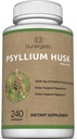 Premium Psyllium Husk Fiber Supplement 1450mg, 240 kapsler
