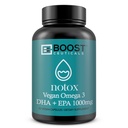 Vegansk Omega 3 Algae DHA 410mg Ingen Fiskbar Aftertaste | Hjerte Hjerne | Schizochytrium sp DHA EPA 60ct