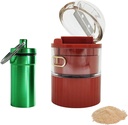 Premium Pill Crusher Cutter og Grinder for fint pulver Perfekt for medisiner Kjæledyr lett å bruke Smasher med bevegelig Cup Ideell for Pastillas Medicinas Effektiv Moledor for daglig medisinhåndtering