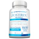 Godkjent vitenskap Zosterex - Ekstra styrke L-Lysine 1000mg, vitamin B-kompleks, sink - immunstøtte og kald sore behandling - 60 vegansk kapsler - 1 flaske