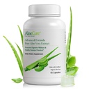 AloeCure Organic Aloe Vera Capsules, 160.000 mg Indre Aloe Leaf Ekvivalent per servering, støtte Gut, Digestive, & Immune Helse, hjelper opprettholde balansert magesyre, Aloin gratis, 60 kapsler