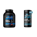 MuscleTech Cell-Tech Kreatin pulver & Klar Muskel HMB Kosttilskudd, Muskelbygger & Recovery drikke for menn og kvinner, 6 lbs pulver & 42 Softgels