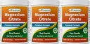 Best Naturals Magnesium Citrate Powder 1 pund (1 LB (Pack of 3))