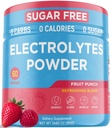 Keto Vitals Keto elektrolyter pulver | Keto-vennlig elektrolyter med kalium, magnesium, natrium, kalsium | elektrolyter sukkerfri | Supplement energidrikk blanding | Nullkalorier, null karbohydrater