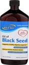 Nordamerikansk Herb & Spice Svart Seed Oil - 12 fl. oz. - Cardiovaskulær, Digestiv & Immune Support - Inneholder Wild, Middelhavet Oreganol P73 Oregano olje - Ikke-GMO - 72 Total Services