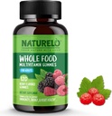 NATURELO Hele Maten Vitamin Gummies for voksne - Chewable Gummy Multivitamin for menn og kvinner - 120 Vegan Gummies