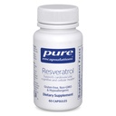 Rene innkapsler Resveratrol - Cardiovaskulære, Cellular Helse & Minne Support* - 40 mg Trans-Resveratrol - Antioksidanter Supplement - Glutenfri og ikke-GMO - 60 kapsler