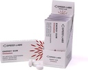 Speed Labs kanel naturlig koffein energi gum 25 mg koffein, Taurin, B vitaminer per stykke, 48 stykker (6 pakker med 8) sukkerfri, null kalorier, naturlig søtet, glutenfri