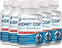 KIDNEY C.O.P. Kalsiumoksalatbeskytter 120 kapsler, nevrale støtte for kalsiumoksalatkrystaller, hjelper med å stoppe repetering av steiner, sterkere enn Chanca Piedra Stone Breaker Supplements, 6 Pack