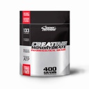 Mikronisert kreatinmonohydratpulver - Øk muskelstyrke og utholdenhet - Rask oppløsning, Flavor-fri, Vegan Fitness Supplement, Keto Vennlig - 400 gr eller 133 Services