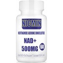 Liposomal NAD+ Tillegg 800mg med TMG 300mg, Max absorpsjon faktisk NAD + Supplement (ikke en forutsetning for celle energi, sunn aldring og muskel reparasjon 60 kapsler